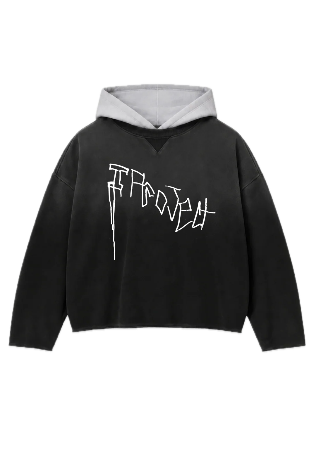 I Project Two Tone Oversized Sun-Dried Hoodie