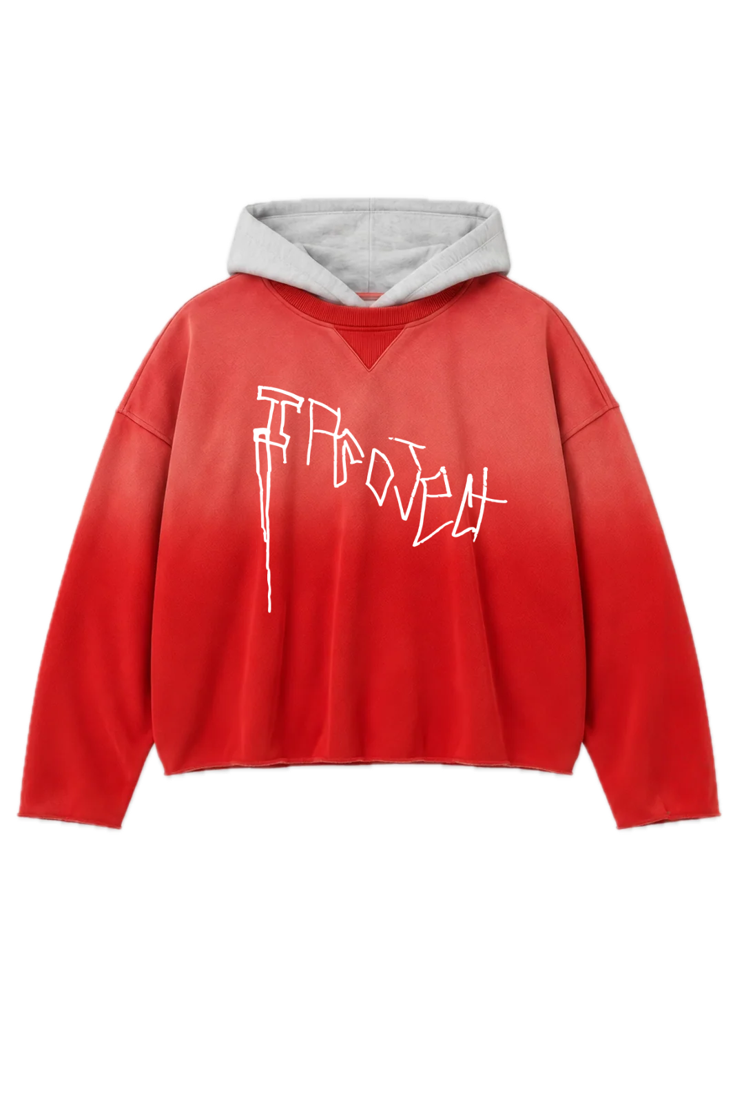 I Project Two Tone Oversized Sun-Dried Hoodie